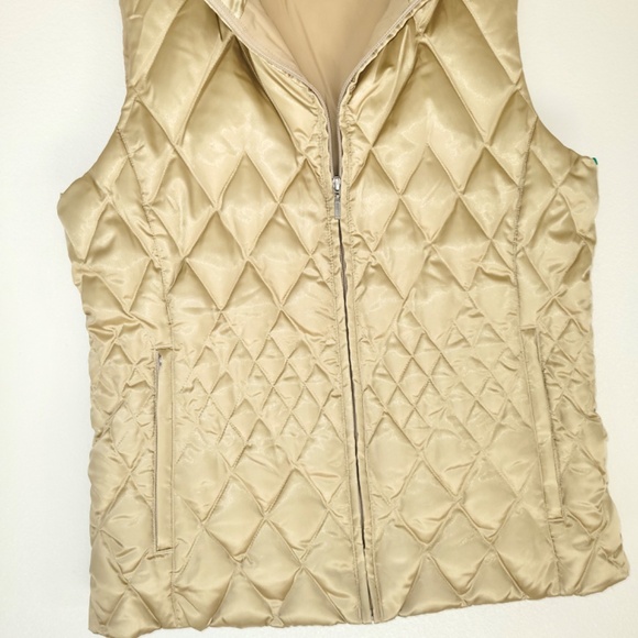 LANDS' END Puffer Down Quilted Vest - M - Picture 3 of 5